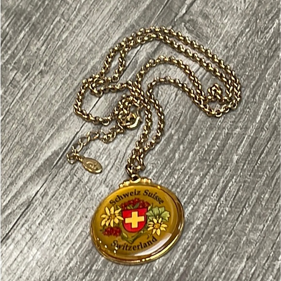 Vintage Schweiz Suisse Switzerland Necklace - Picture 2 of 12